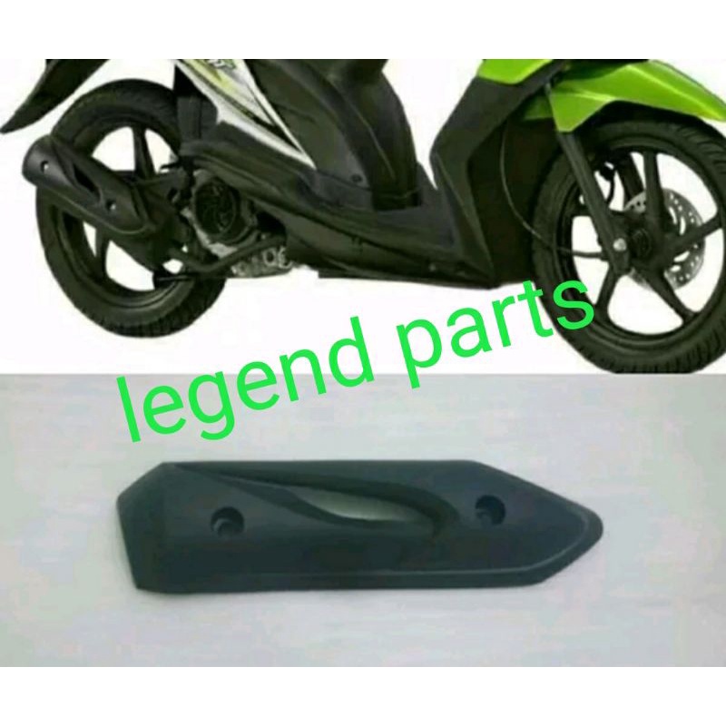 cover tameng pelindung knalpot beat karbu lama non ori