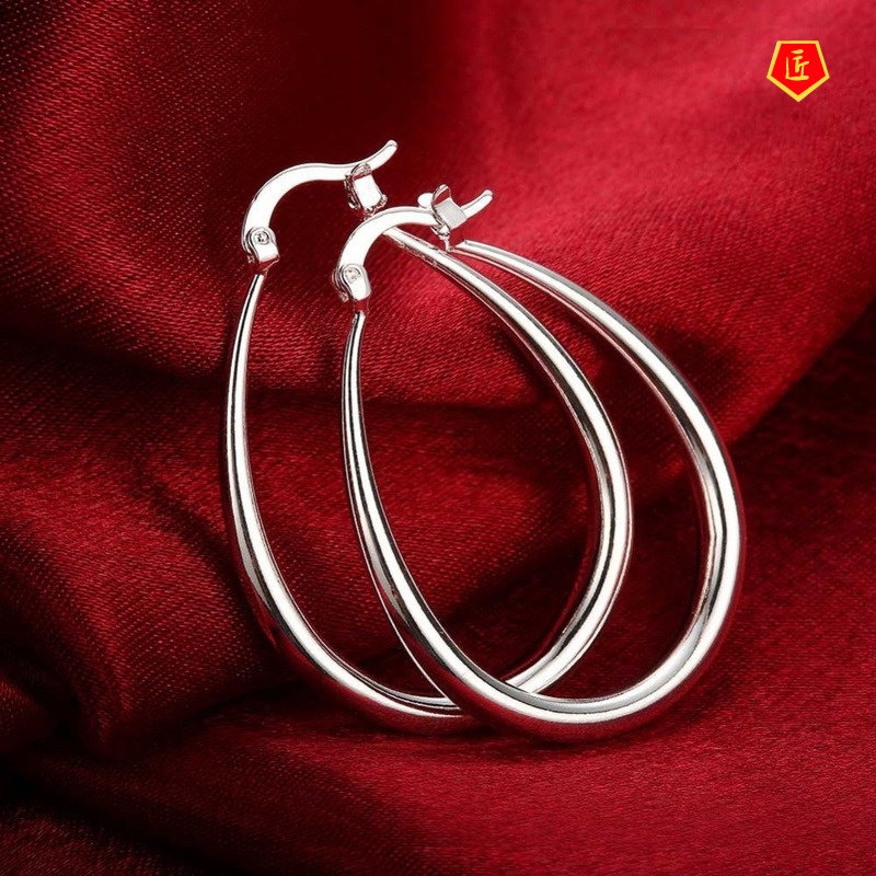 [Ready Stock]Fashion Simplicity Exaggerated Earrings