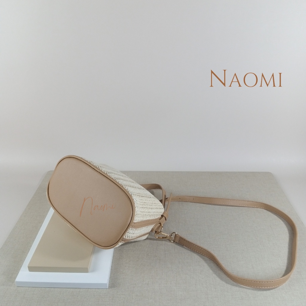 NAOMI - Premium Tebal Dwyne Bag Impor - Tas Rajut Tebal Premium - Sling Bag Wanita - Tas Selempang Rotan - Tas rajutan - Tas Fashion Wanita - Naomi Bag - Tas rotan - tas anyaman - straw bag