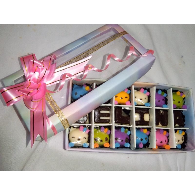 

coklat karakter ucapan