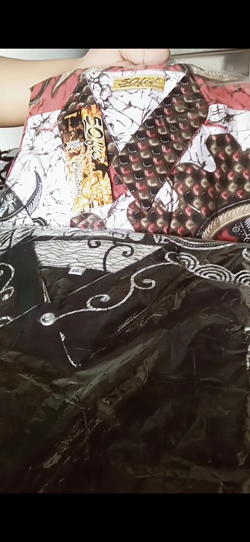 Naga Kemeja Batik Regular Hitam Manis M.l.xl.xxl
