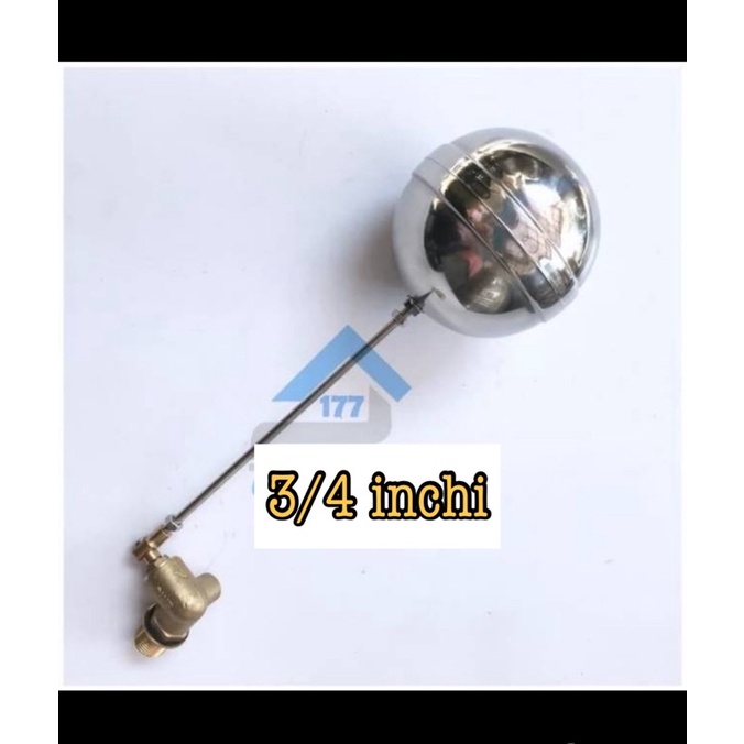 PROMO STOK TERBATAS Pelampung Toren pelampung Pelampung Bola Stainless Pelampung Tangki Toren Kran Pelampung Otomatis 3/4 Inch PELAMPUNG BOLA UK 3/4 INCHI KRAN OTOMATIS PELAMPUNG TOREN PELAMPUNG BAK AIR  TERMURAH harga promo pelampung bola toren stanlis