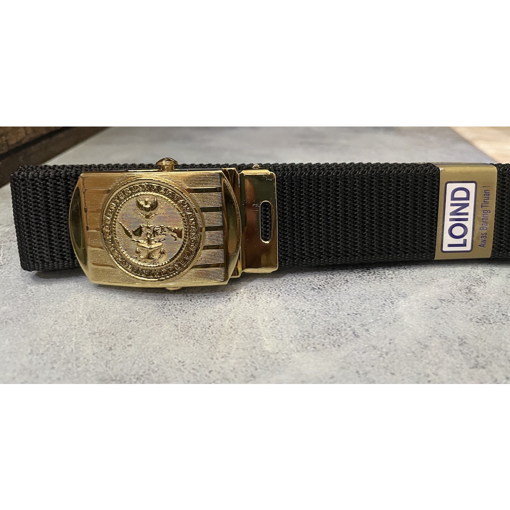 Sabuk Kemhan Loind Motif - Sabuk Loind Kementrian Pertahanan - Sabuk Loind Slorok - Sabuk Loind