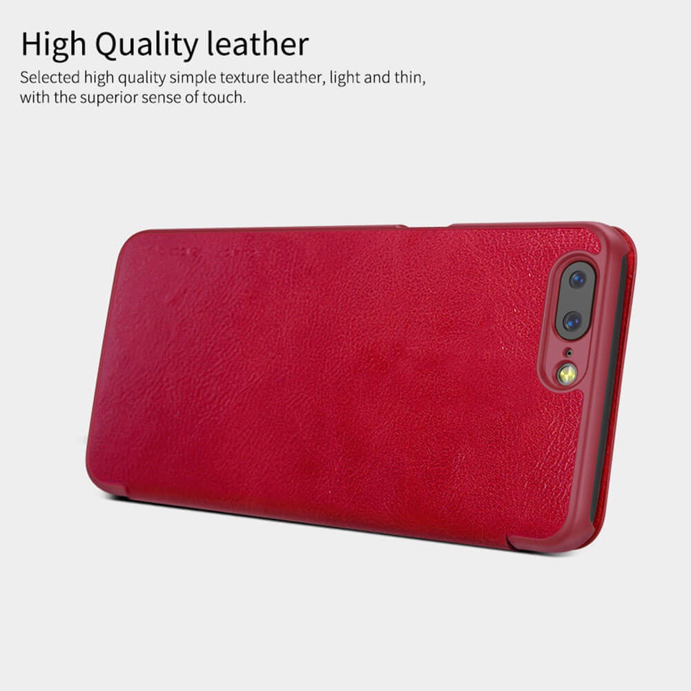 Flip Cover Oneplus 5 Nillkin Qin Leather Flip Hard Case Original