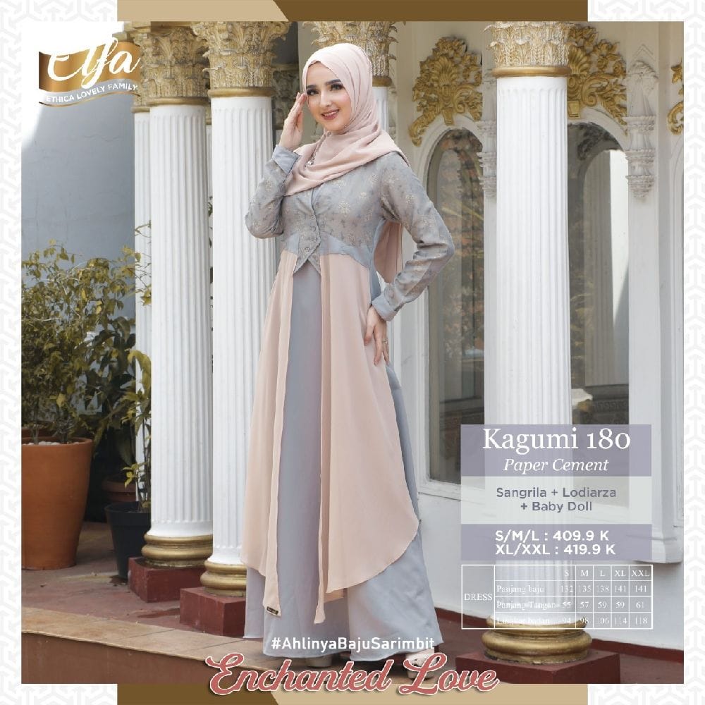 PROMO GAMIS ETHICA KAGUMI 180 PAPER CEMENT PAKAIAN MUSLIM
