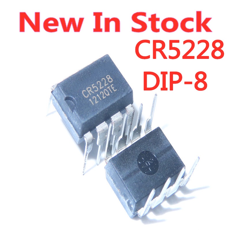 [xqx] 5pcs/lot CR5228 DIP-8 offline power driver/regulator chip Dalam Stok IC Asli Baru