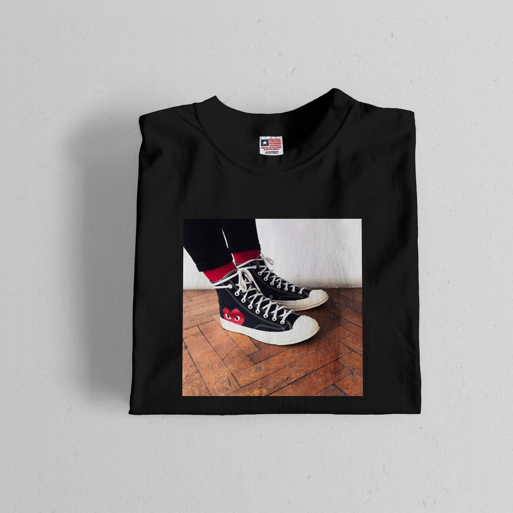 converse cdg shirt