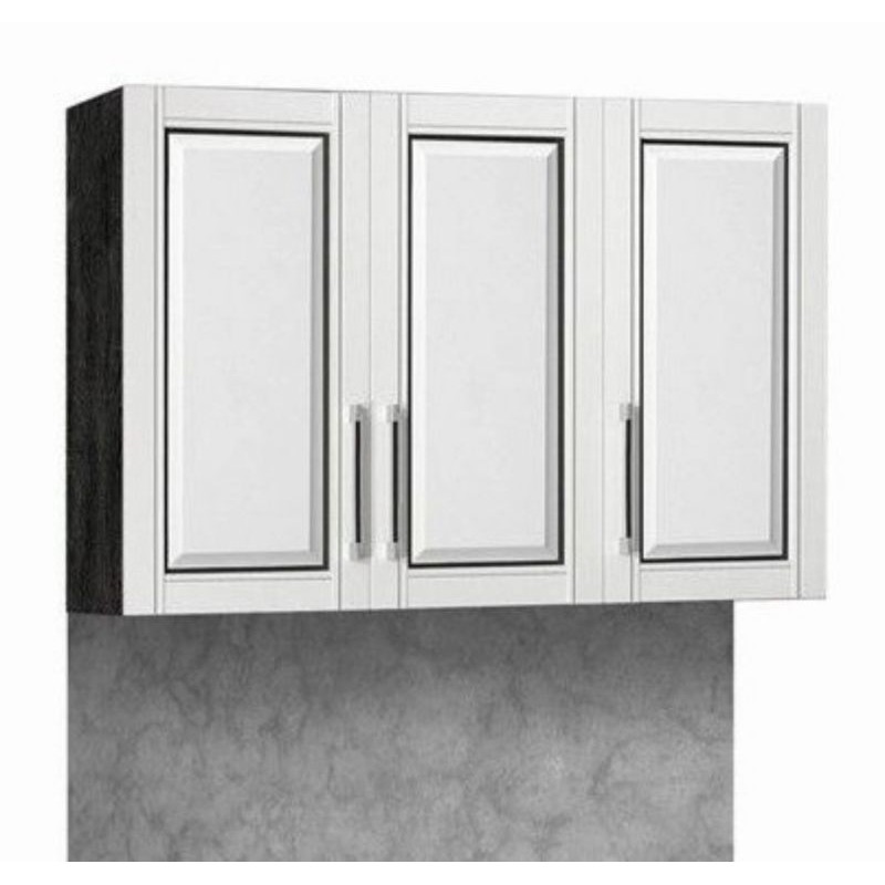 RAK PIRING LEMARI GANTUNG 3 PINTU BUMBU LIST