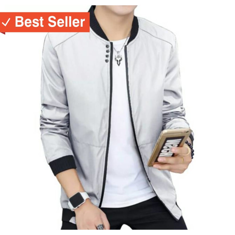 FASHION MURAH JAKET BAGUS / Jaket casual pria kain taslan premium