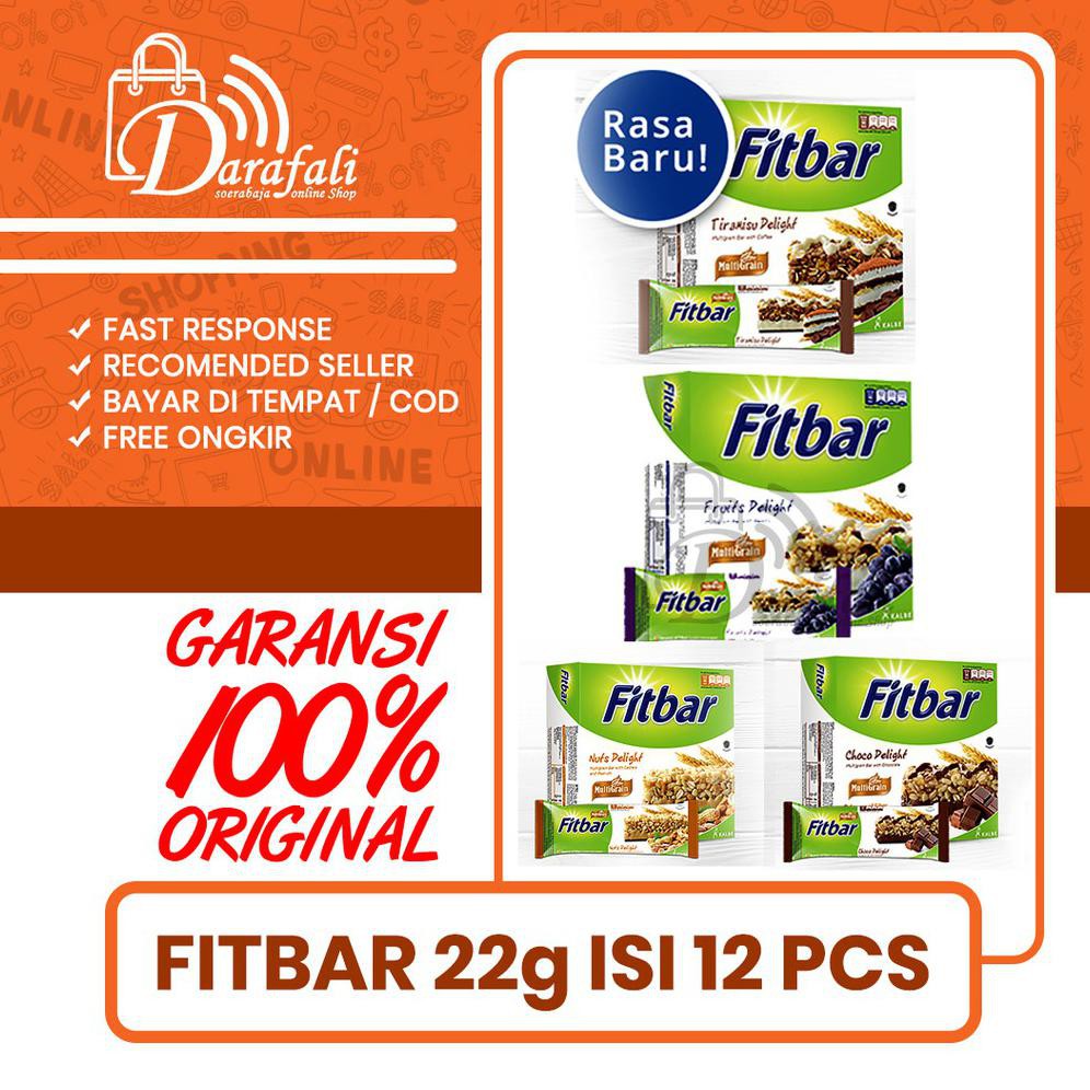 

New Produk Snack Cemilan Camilan Jajanan Makanan Diet Sehat Instan Kekinian Rendah Kalori Fitbar Isi