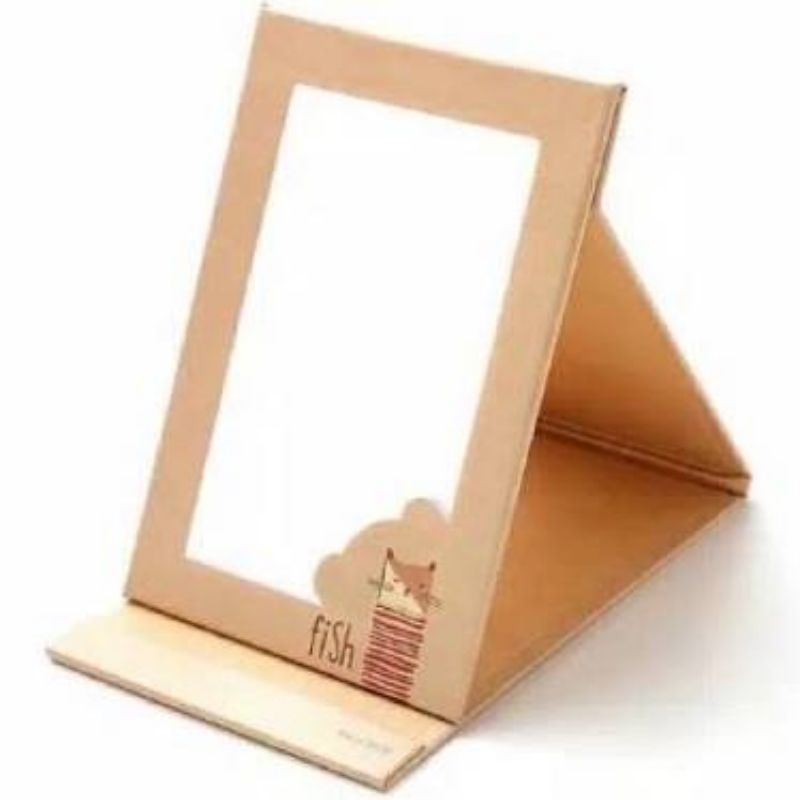 Cermin Lipat Cover Lucu / Kaca Lipat Buku Portable-3