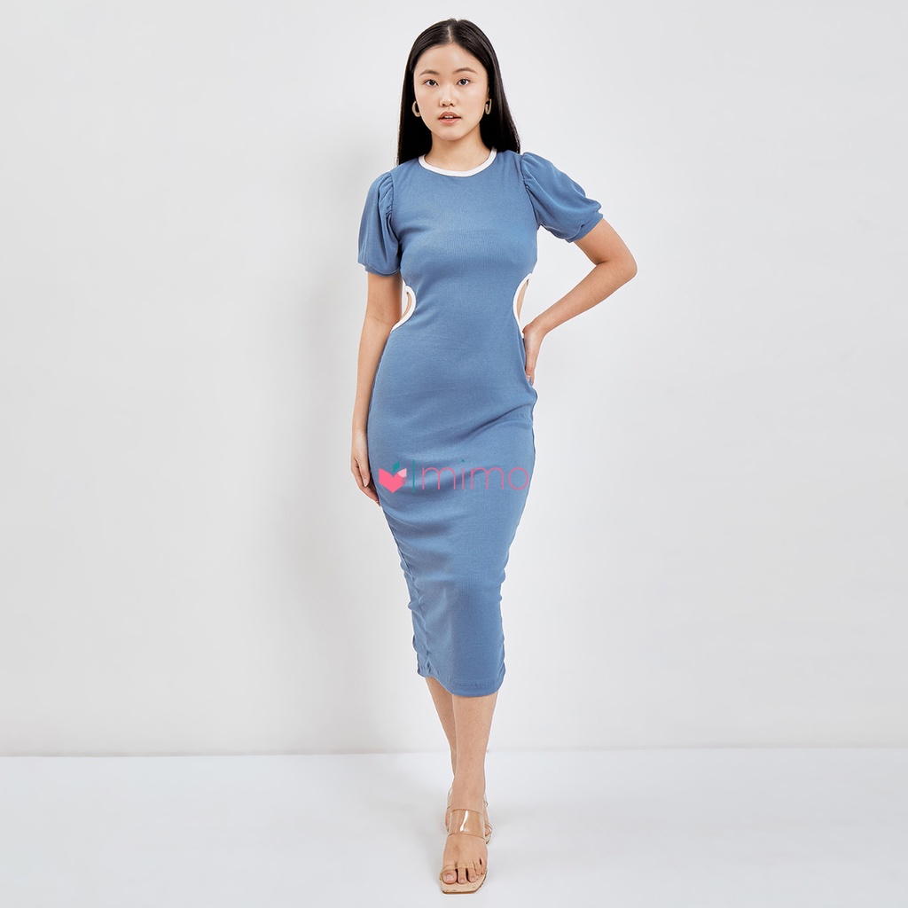 Knit CutOut Waist Dress