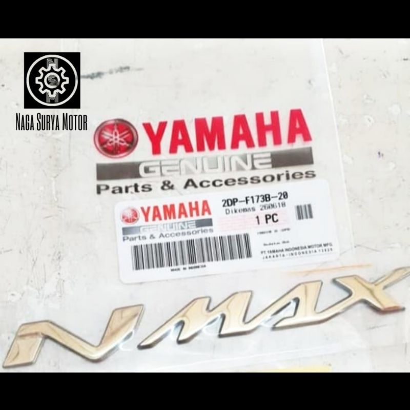 Emblem Yamaha NMax gold 2DP-F173B-20 ORI YGP