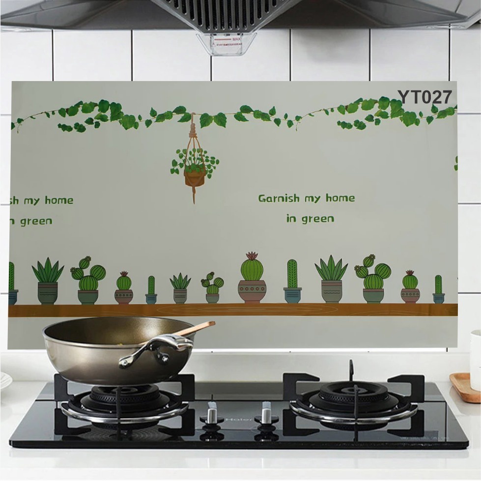 PROMO WALLSTIKER DAPUR MURAH ANTI AIR / MINYAK 60CM X 1M WALLPAPER STIKER DAPUR TAHAN PANAS TERBARU MURAH