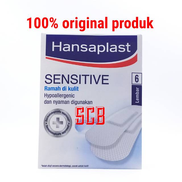 Hansaplast Sensitive - Isi 6 Lembar