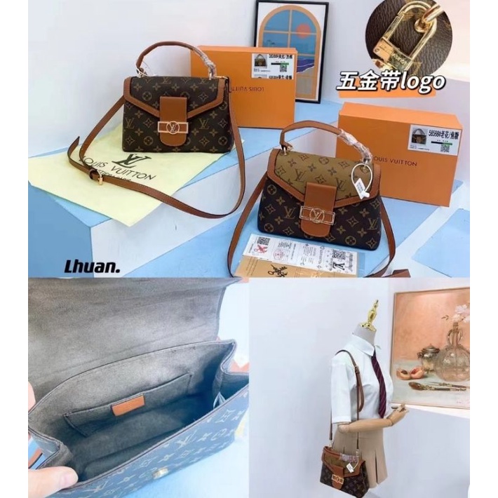 tas lv dauphine top handle premium free box / top handle lv dauphine uk 25x9x16