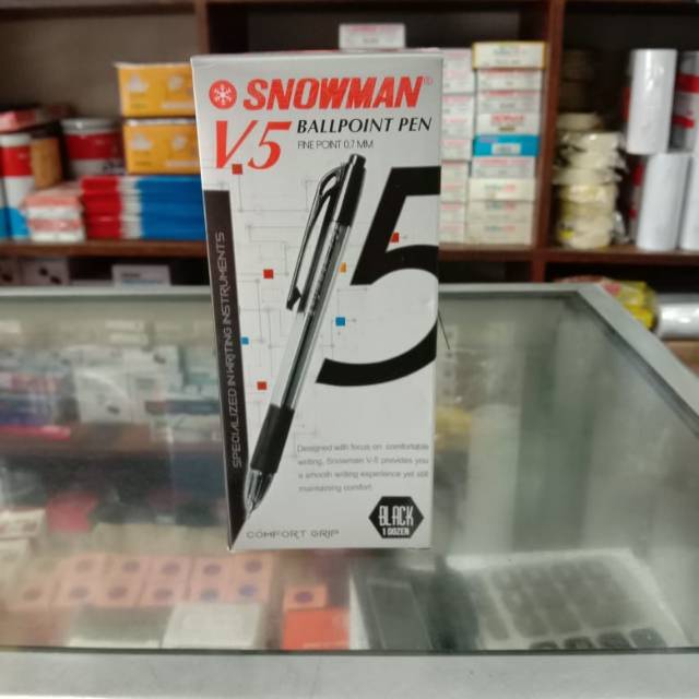 

Pulpen Snowman V5 0,7 mm