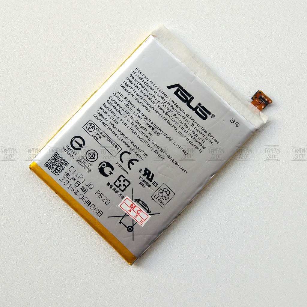 Baterai Asus Zenfone 2 5 Inch ZE500CL C11P1423 Original OEM Inci Battery Batre HP Zenphone