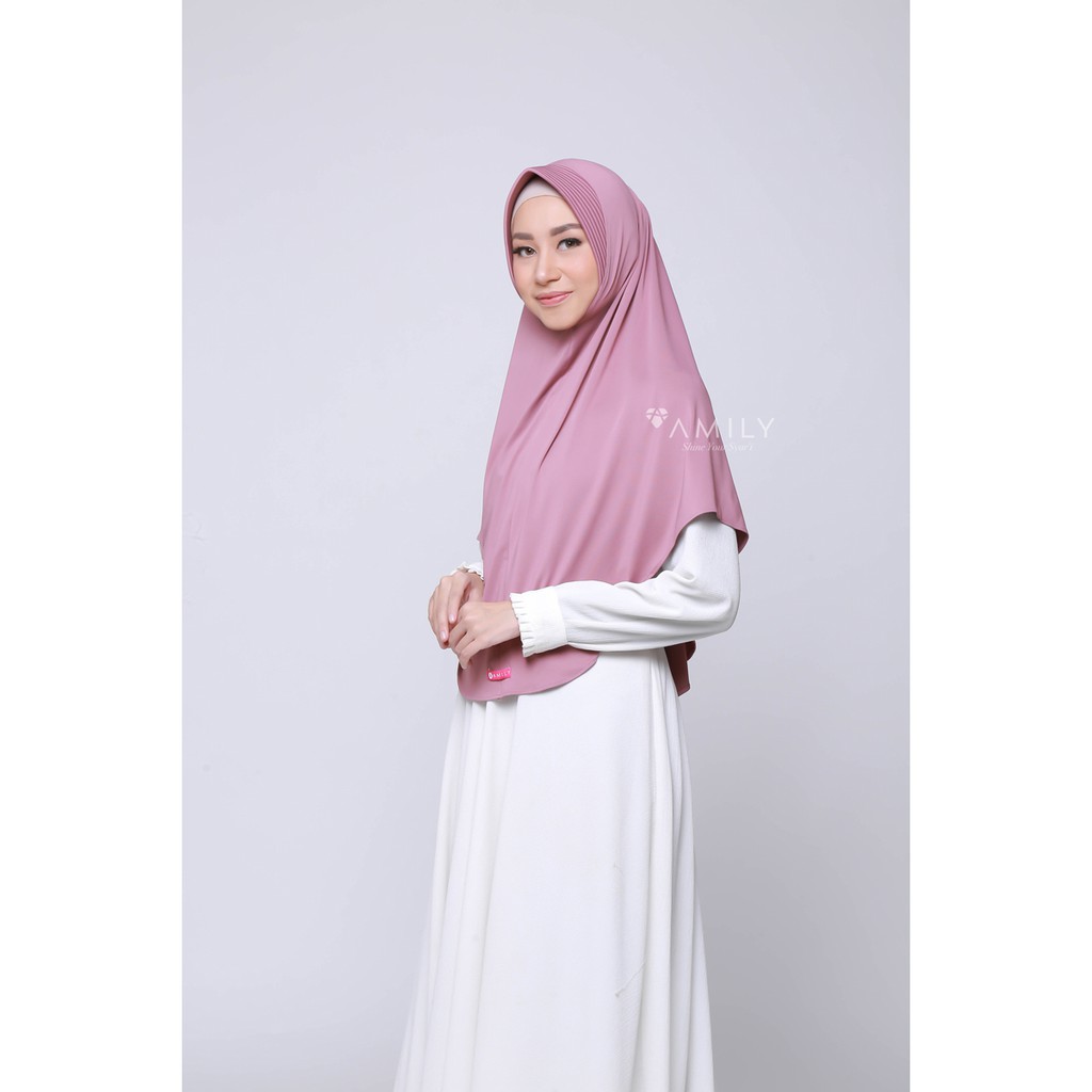 KERUDUNG INSTAN BERGO {OZZA} JILBAB SYARI ANTEM FASHION MUSLIM - [AMILY HIJAB] TERBARU BEST SELLER-2