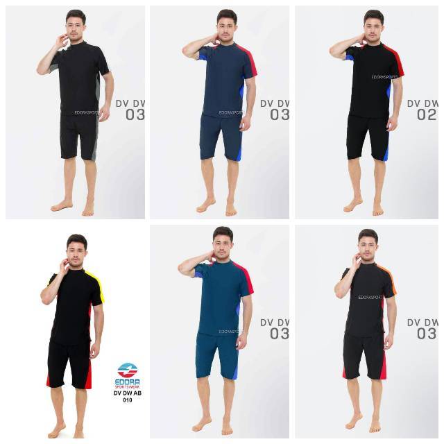  BAJU  RENANG MUSLIM  PRIA  DEWASA EDORA DV DW AB Shopee  