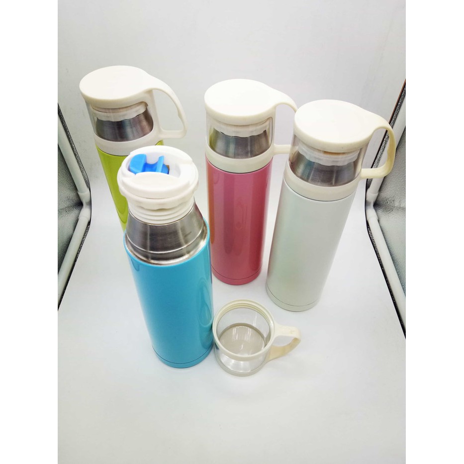 Termos Air Panas dengan Cangkir Vaccum Flask 500ML