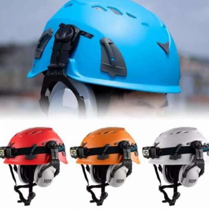 Jual Helm Safety For Sporty Climbing Rescue Caving Rafting Helmet - Putih Bagus