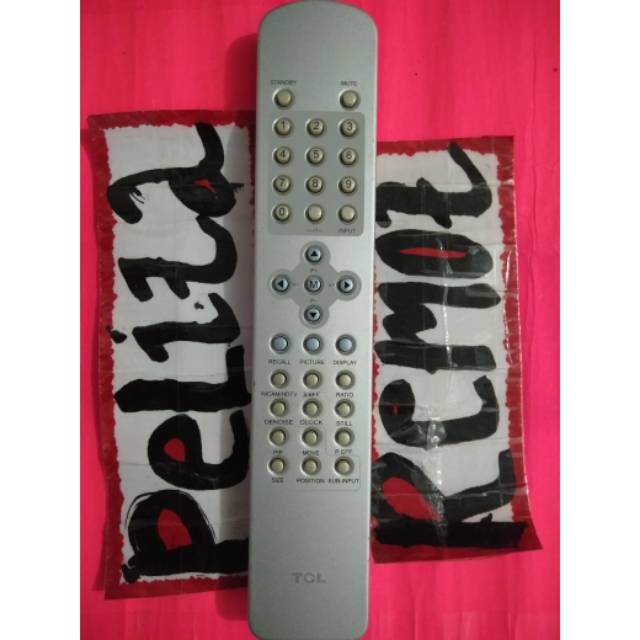 remot tv TCL cd  plat slim tabung original