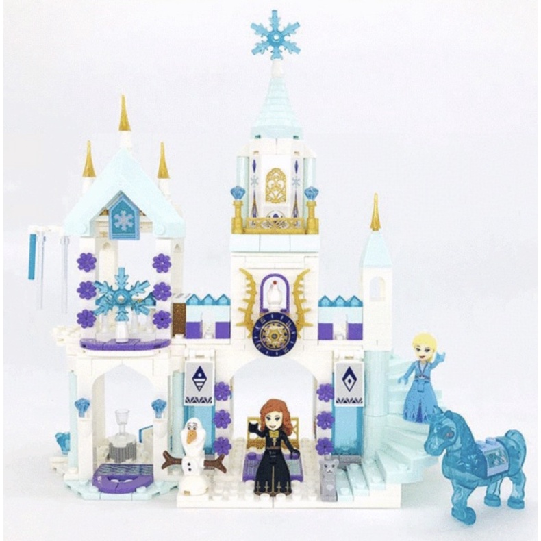 Brick Princess Frozen Snow Castle Set Compatible 360 Pcs