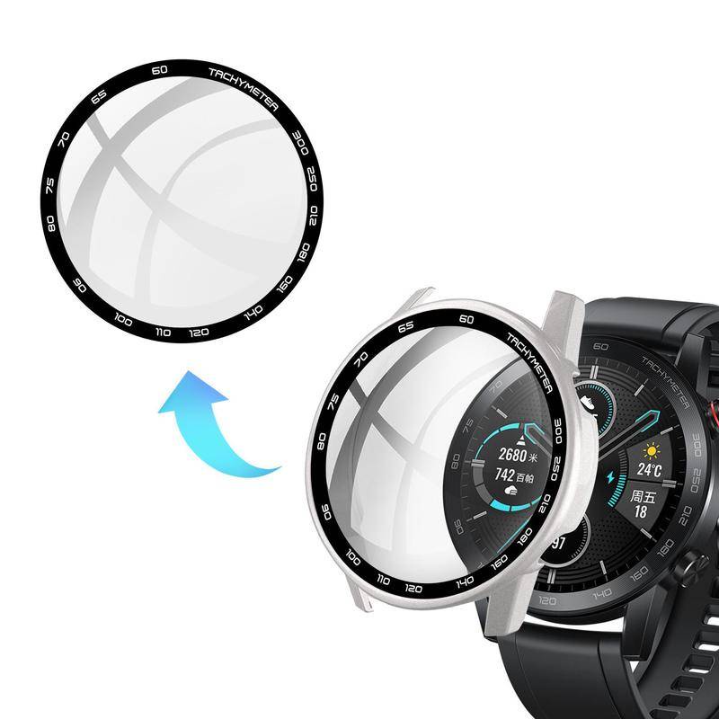 Case Pelindung Layar Tempered Glass Bumper Untuk Huawei Honor Magic Watch 2 46mm Magic2