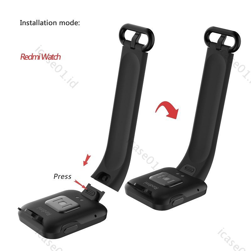 Strap Silicone Xiaomi Mi Watch Lite Rubber Tali Jam Tangan