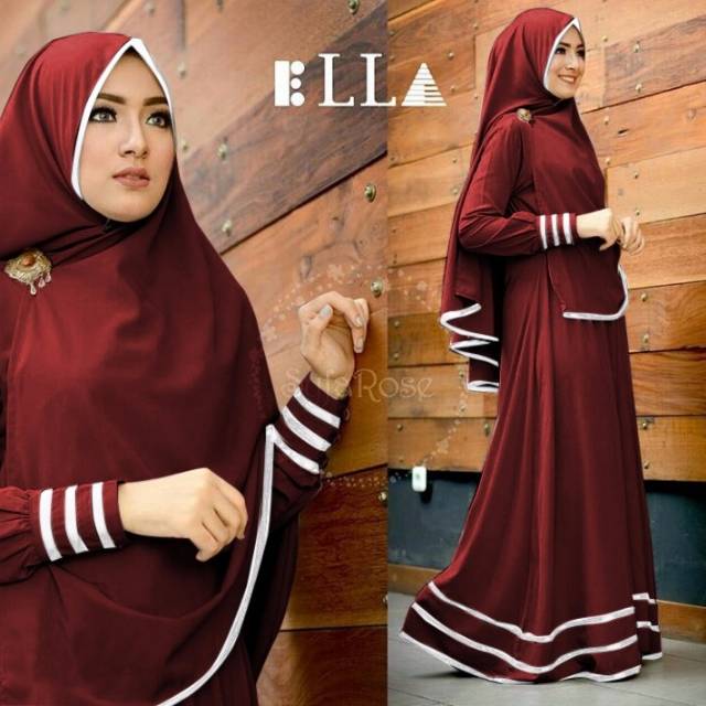 GAMIS SYFAROSE SYAR'I + HIJAB // Fashion Muslim // Setelan Muslim // Dress Muslim