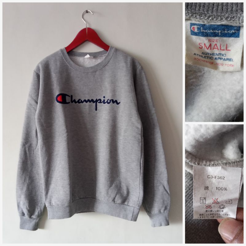 jaket crewneck champion second branded