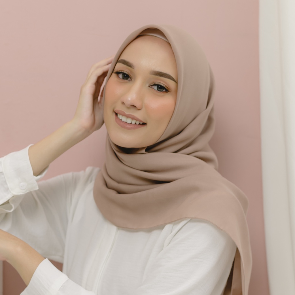 Lozy Hijab - Sara Voal Watersplash (Hijab Segiempat Bahan Voal Anti Air)