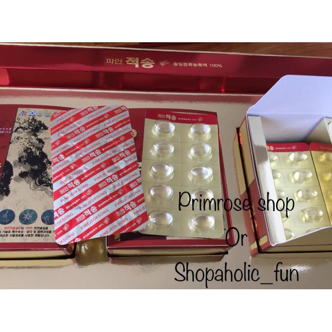 Red Pine Ori Korea Jeoksong Isi 120 Kapsul