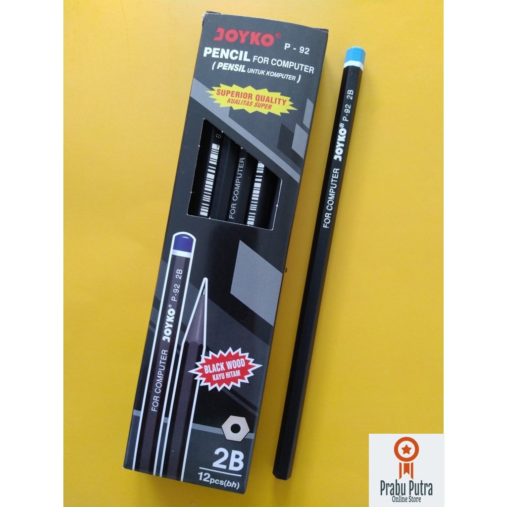 

Joyko-Pencil Pensil Joyko 2B Kayu Hitam P-92