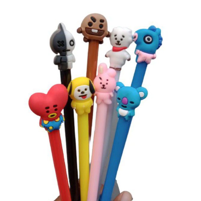 

Selusin pulpen karakter BT21 KPop BTS