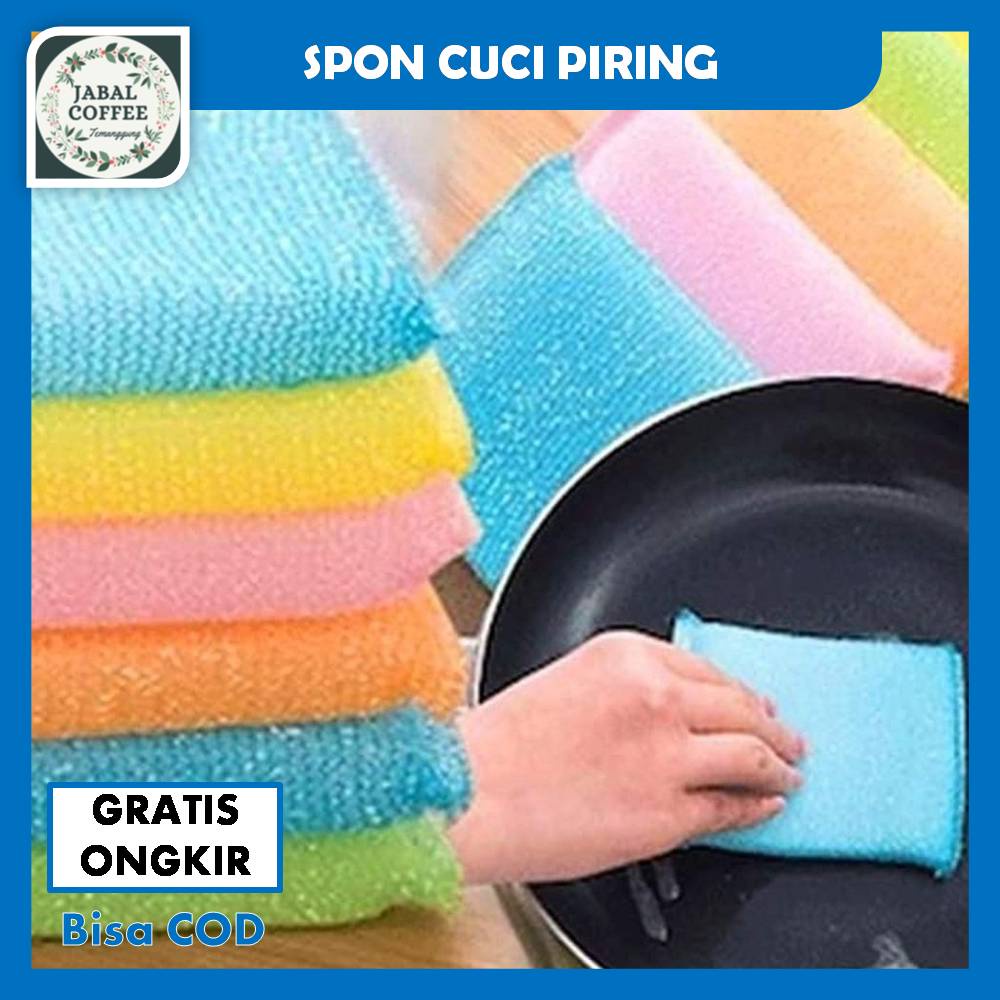 Super Magic Spons / Spon / Spon Cuci Piring / Spons Cuci Piring Warna Warni Serbaguna J45