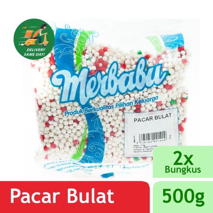 

agar-agar-puding-bahan- merbabu pacar bulat 500g x 2pcs (bisa same day delivery)