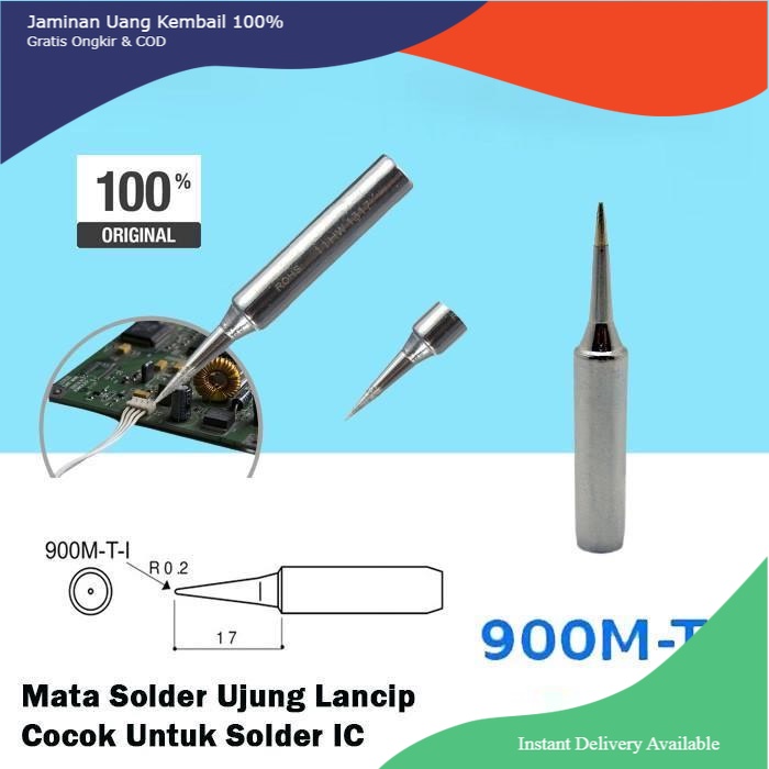 Mata Solder Alat Reparasi Elektronik Ic Power Lomputer Laptop Hp Station Hakko 900M T I - Ujung Lanc