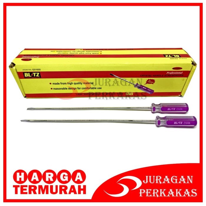 OBENG RADIO MINUS 8 INCH ELEKTRONIK HP JAM SCREWDRIVER MIN - SATUAN
