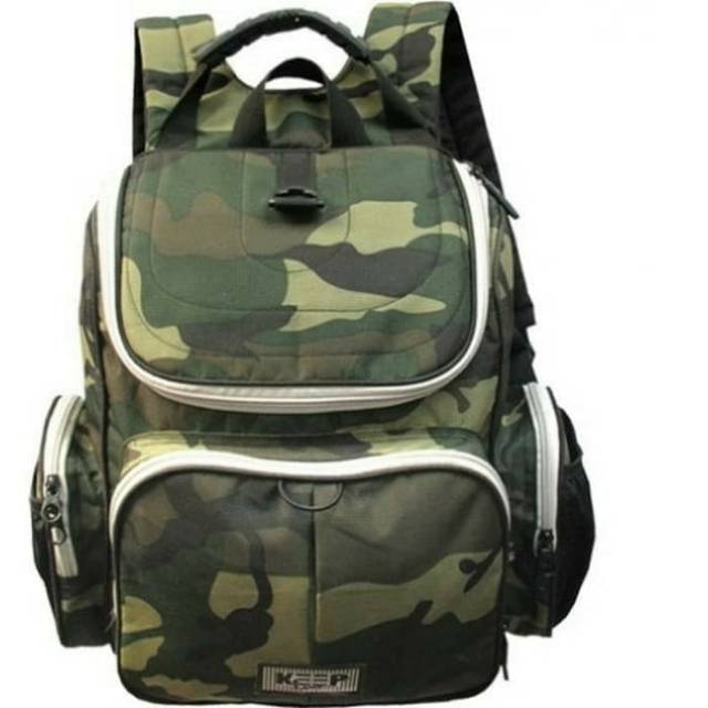 Tas anak Tk Sd paud loreng terlaris, tas army motif tentara