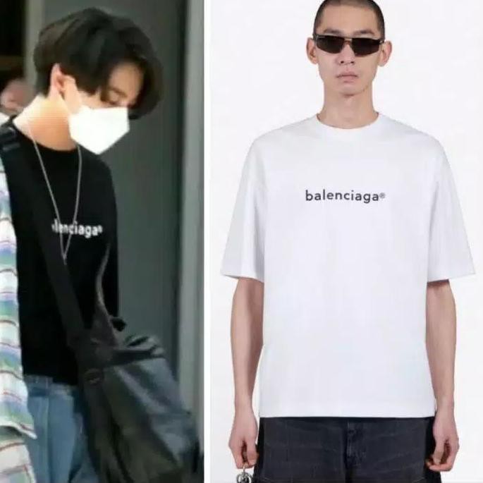 Beyond The Style ✼ Alex ✼ on X: JUNGKOOK #BTS 180903 airport #JUNGKOOK #정국  #방탄소년단 LOUIS VUITTON Black Keepall Bandoulière Bag BALENCIAGA Printed logo  hoodie sweater ALEXANDER McQUEEN - white leather snea