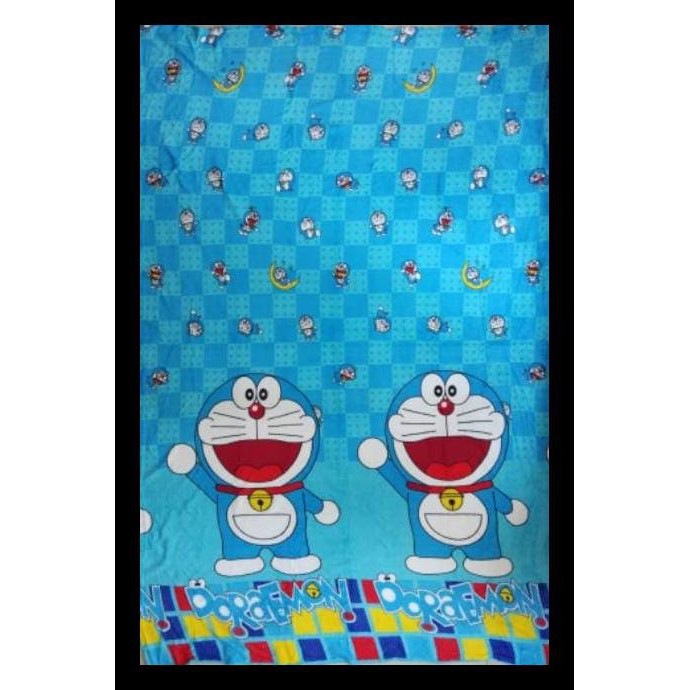 Selimut Murah / Selimut Karakter /Selimut Doraemon / Dewasa / Bulu - Doraemon Kode 834