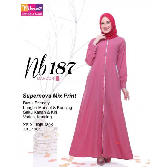 Original gamis nibras NB 187