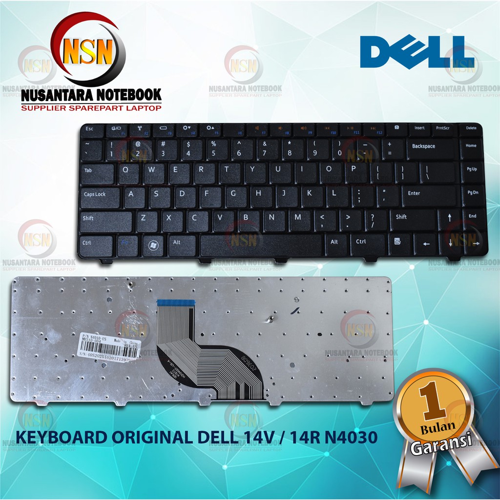 Keyboard Original Dell Inspiron 14V 14R N4010 N4020 N4030 N5030 M5030