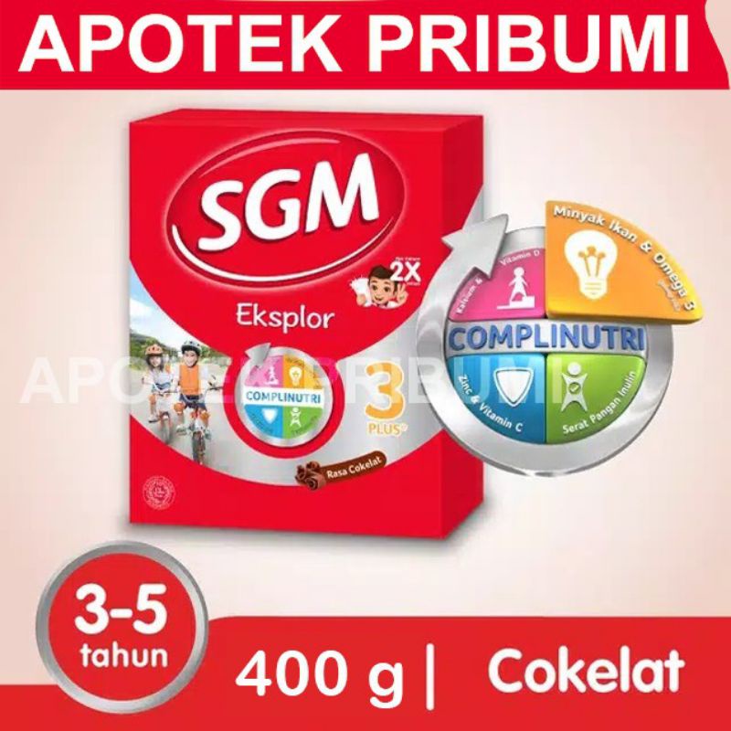 

SGM 3+ COKLAT / MADU / VANILLA 400gr