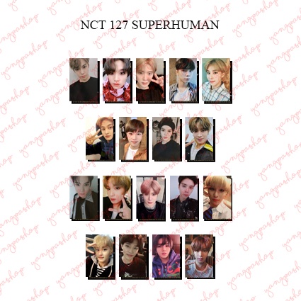 [READY / SET] 127 SUPERHUMAN NSEO PHOTOCARD UNOFFICIAL FANMADE YANGPASHOP SUPER HUMAN SUPERH JAEHYUN