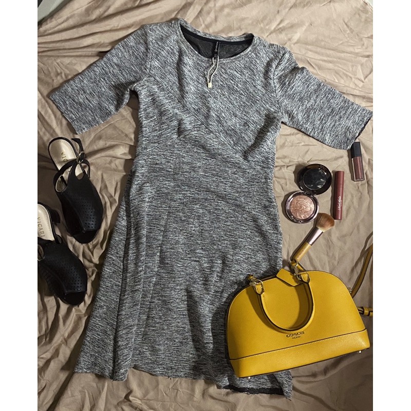 preloved stradivarius midi dress