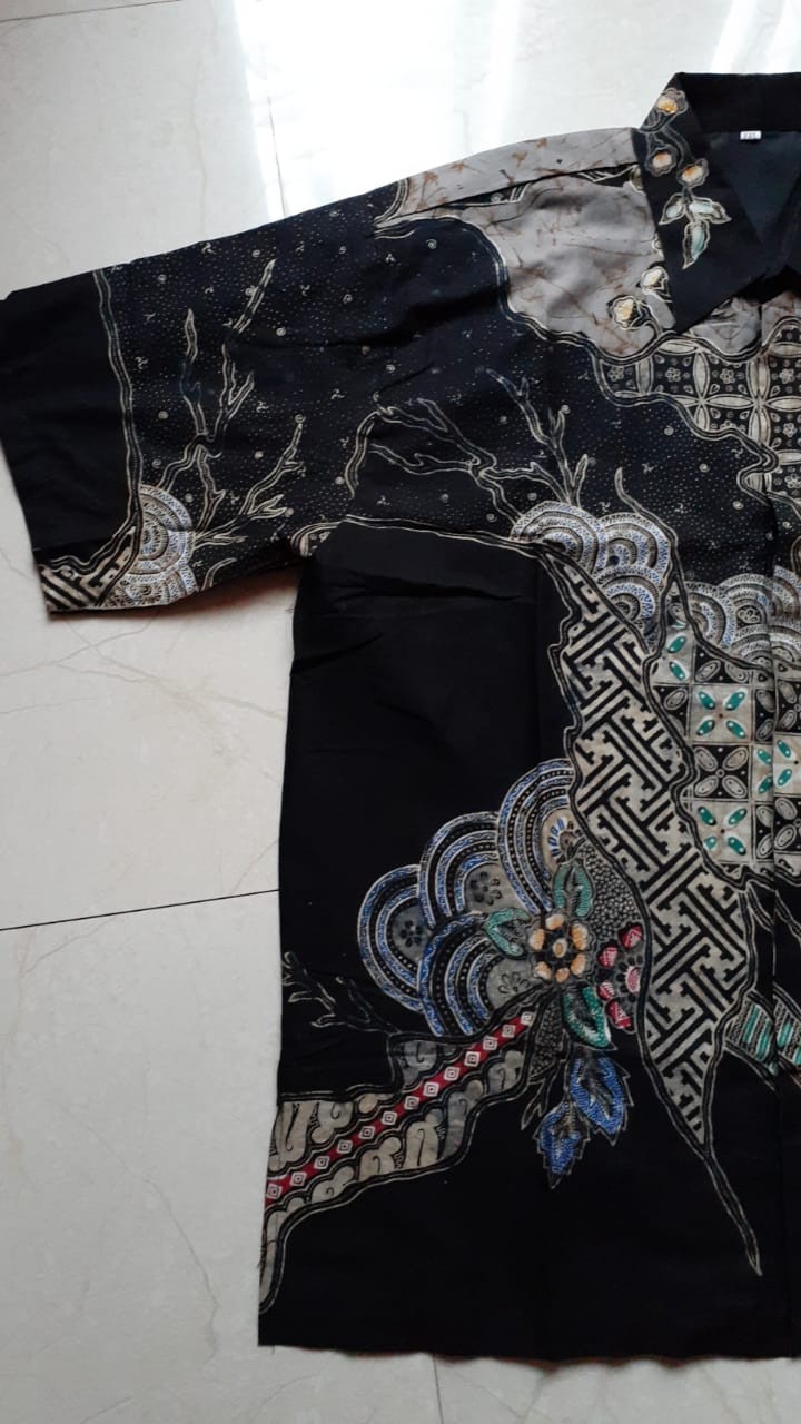 Kemeja Batik Tulis Lengan Pendek Size M L Xl Xxl Jumbo Fashion Batik Pria Tulis Kombinasi Pekalongan