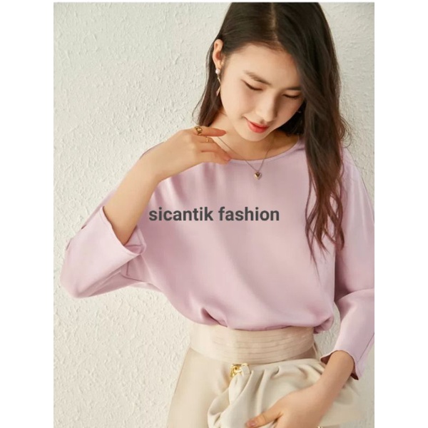 Blouse Wanita Korean style/Atasan wanita lengan panjang all size